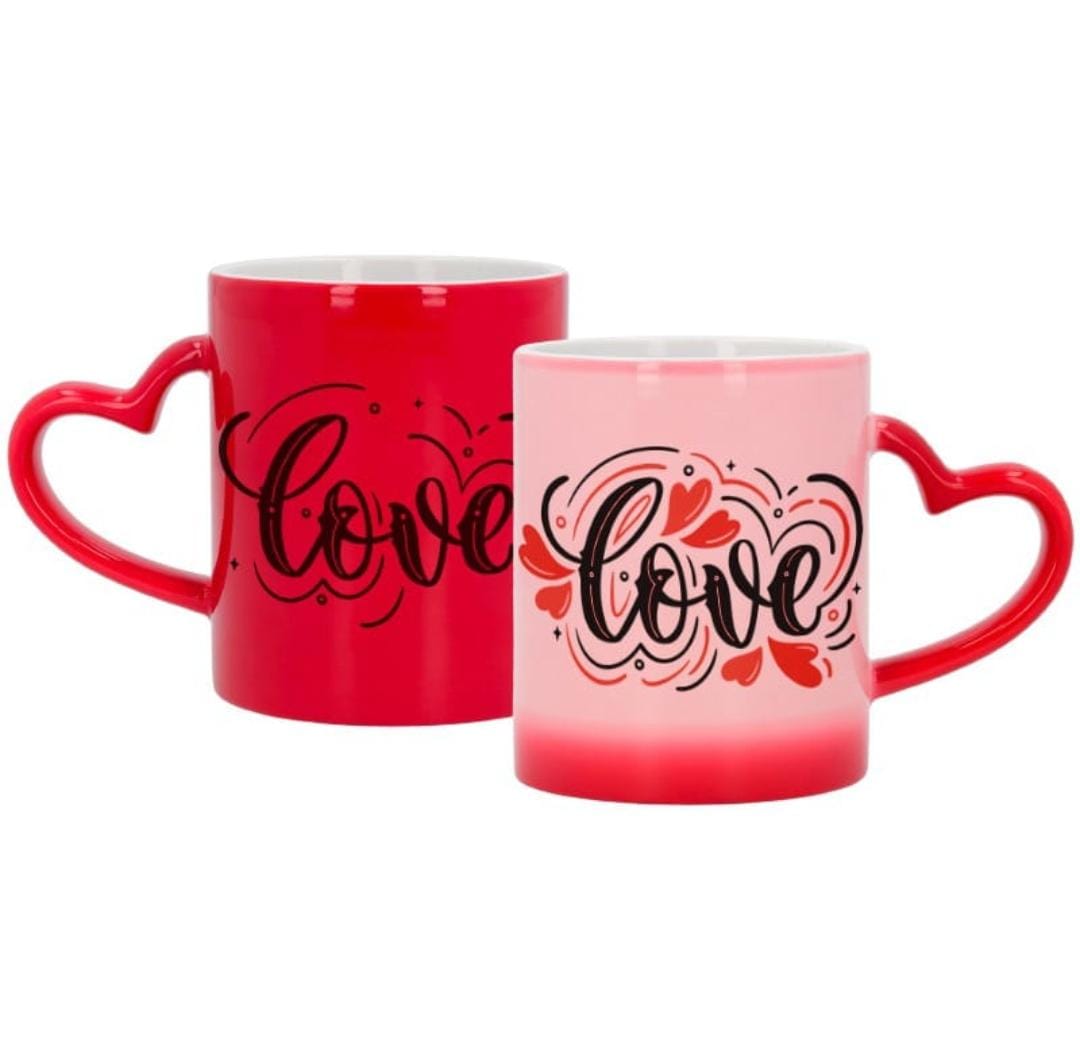 Tazas mágicas asa corazón personalizable